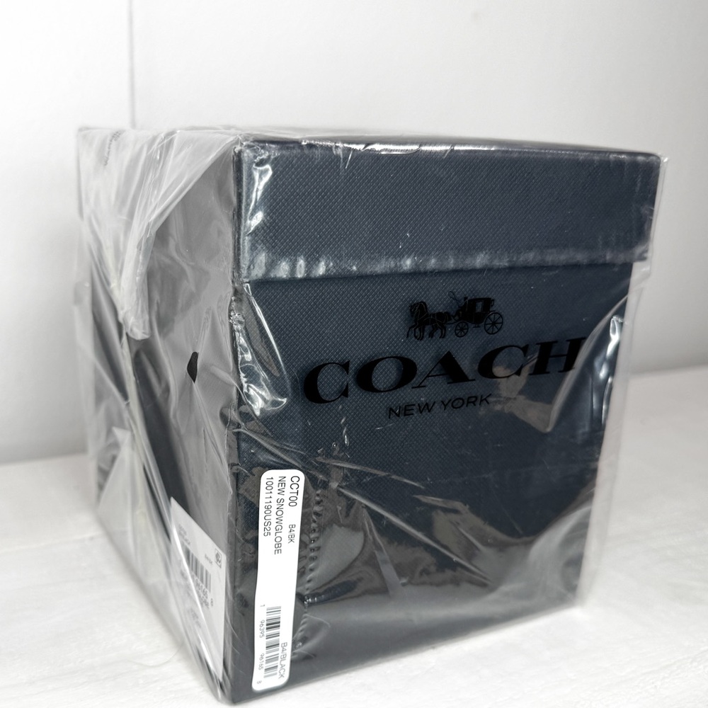 COACH New York Snow Globe NIB Black Box Gift Set CCT00 - Picture 5 of 9
